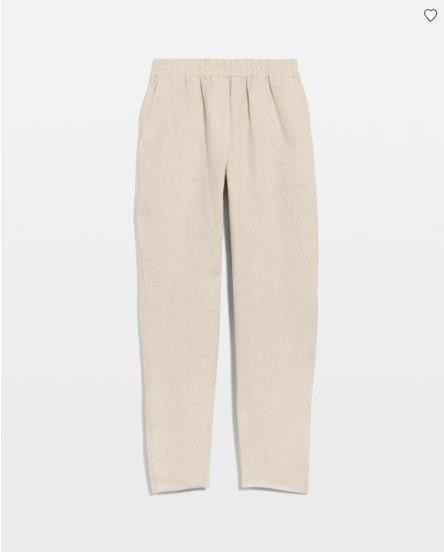NWT Chico's Linen Straight Tapered Ankle Pants