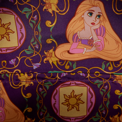 NWT Loungefly Tangled Rapunzel Exclusive Lanterns Quilted Mini Backpack