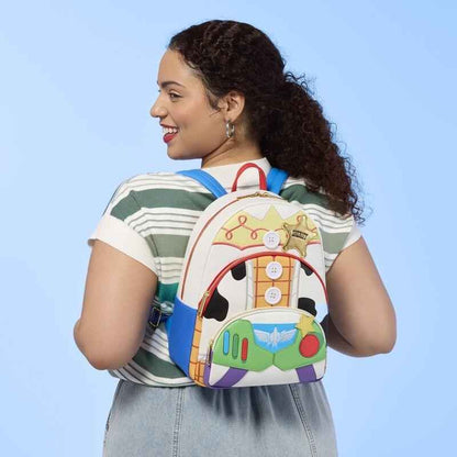NWT Loungefly Toy Story 5 Triple Pocket Jessie, Woody, & Buzz Mini Backpack