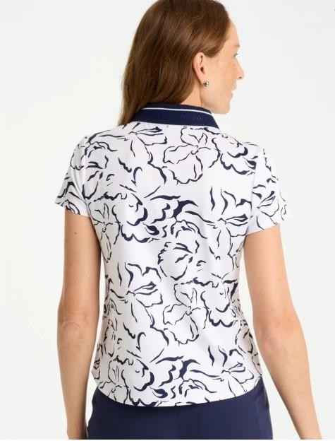 NWT Chico's Zenergy® UPF Mesh Collar Polo Top