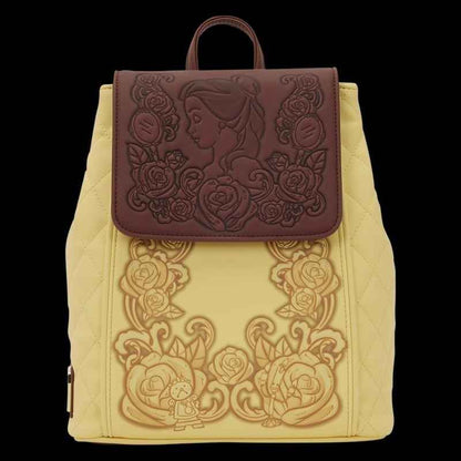 NWT Loungefly Beauty and the Beast Exclusive Princess Belle Quilted Bucket Mini