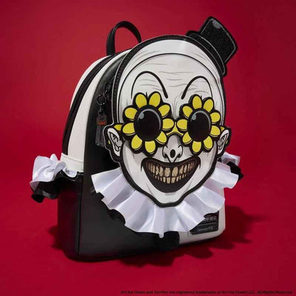 NWT Loungefly Terrifier Exclusive Art the Clown Glow Cosplay Mini Backpack
