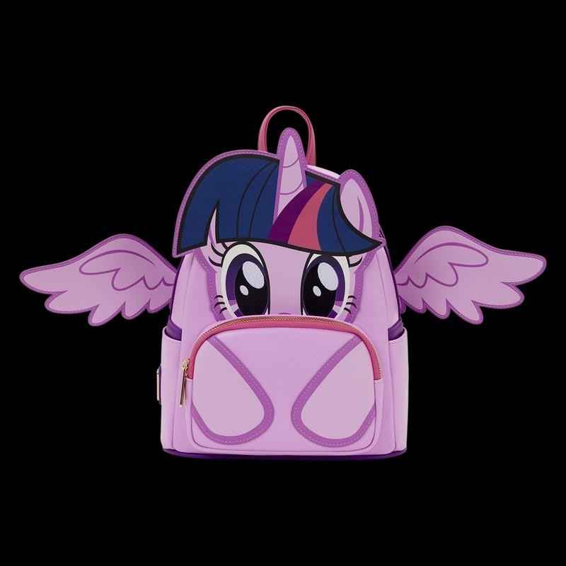 NWT Loungefly My Little Pony Twilight Sparkle Cosplay Glitter Mini Backpack
