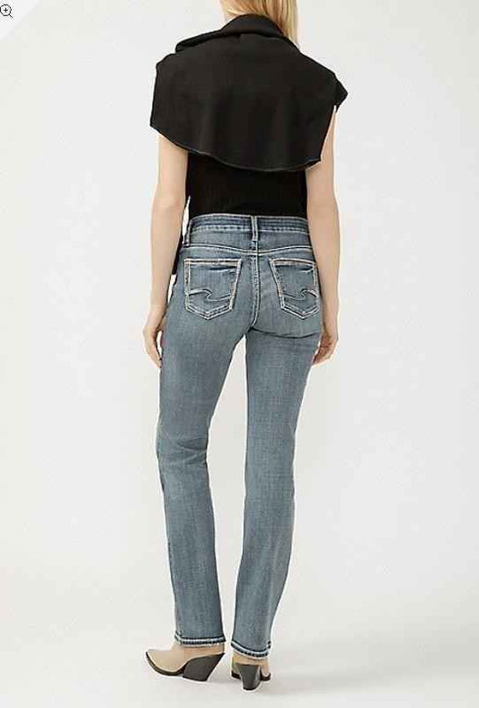 NWT Maurices KanCan™ Silver Jeans Co.® Elyse Curvy Mid Rise Luxe Stretch Bootcut