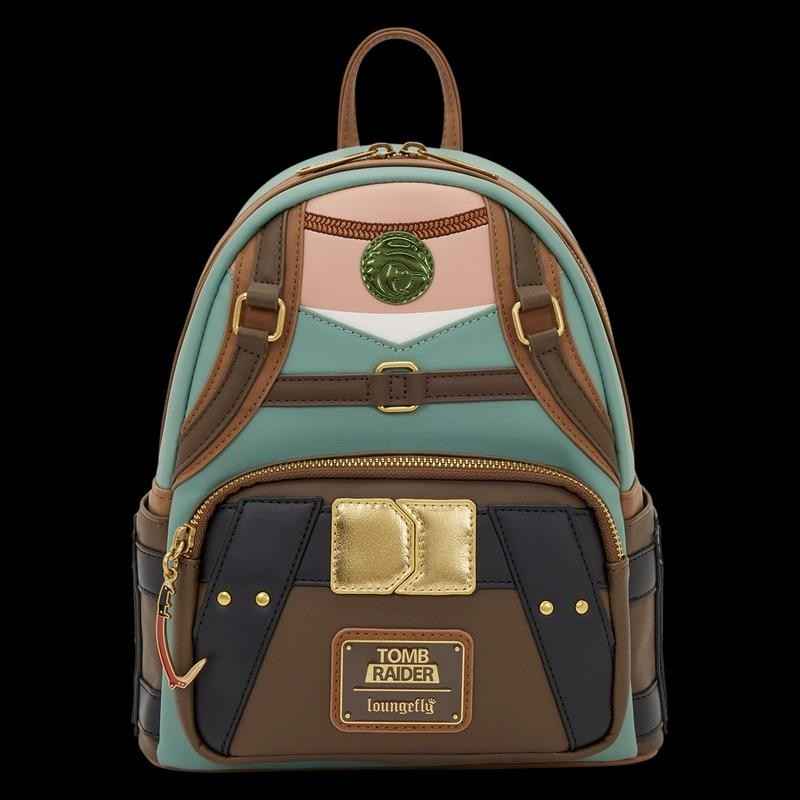NWT Loungefly Tomb Raider Exclusive Lara Croft Cosplay Mini Backpack