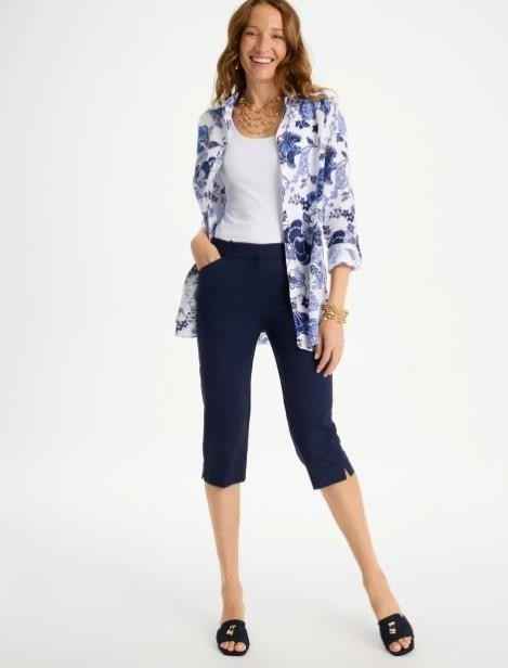 NWT Chico's Emme Slim Capri Pants