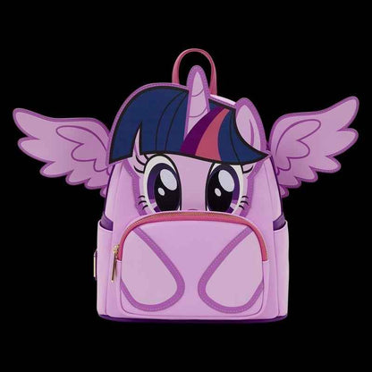 NWT Loungefly My Little Pony Twilight Sparkle Cosplay Glitter Mini Backpack