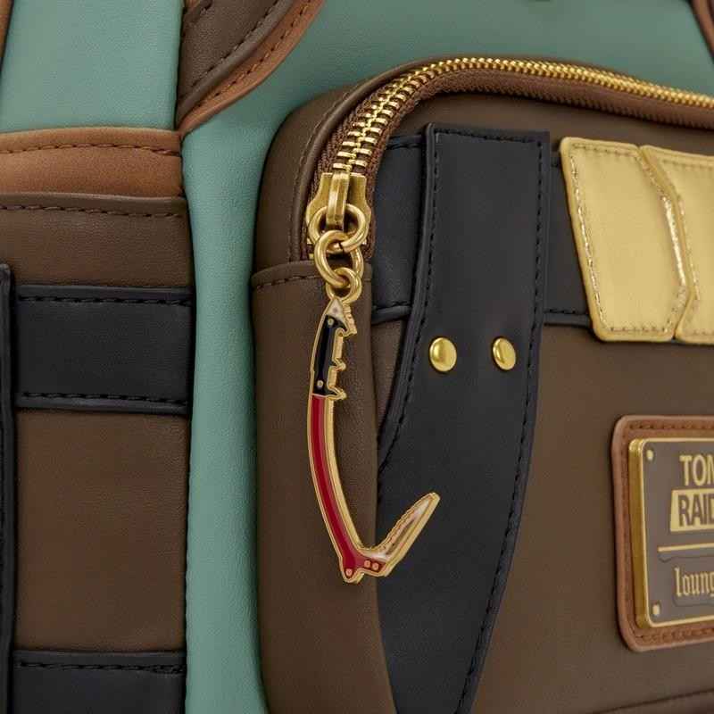 NWT Loungefly Tomb Raider Exclusive Lara Croft Cosplay Mini Backpack