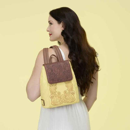 NWT Loungefly Beauty and the Beast Exclusive Princess Belle Quilted Bucket Mini