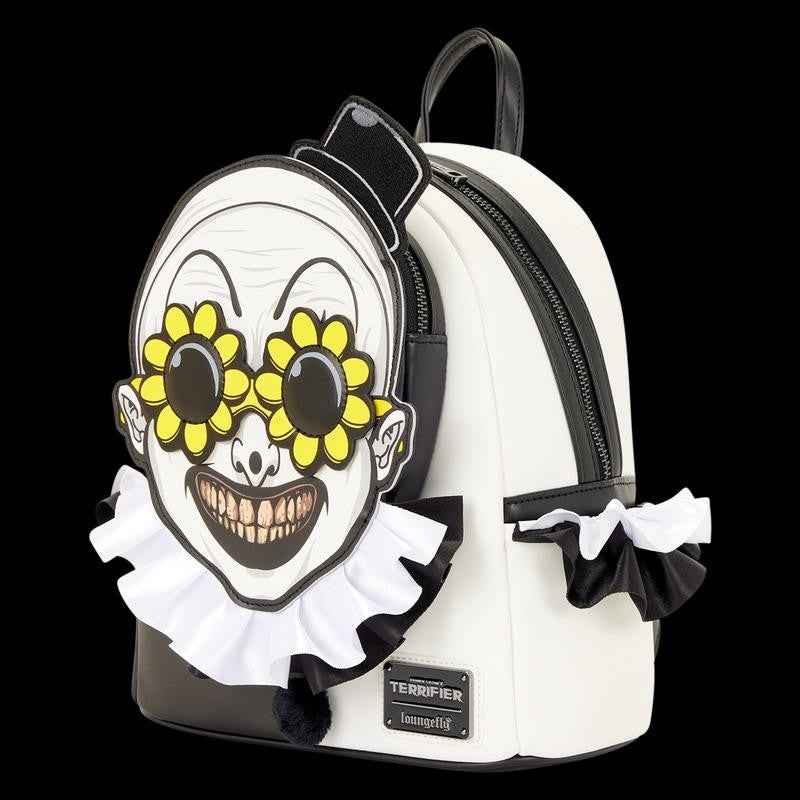 NWT Loungefly Terrifier Exclusive Art the Clown Glow Cosplay Mini Backpack