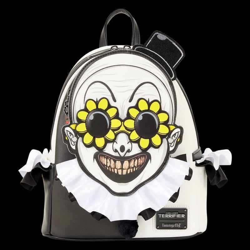 NWT Loungefly Terrifier Exclusive Art the Clown Glow Cosplay Mini Backpack