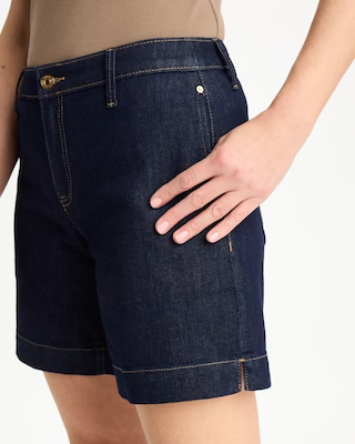 NWT Chico's Denim Trouser Shorts