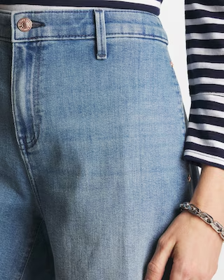 NWT Chico's Denim Trouser Shorts