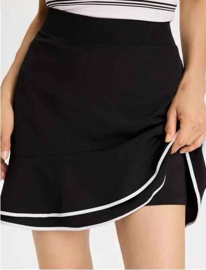 NWT Chico's Zenergy® UPF Contrast Tulip Hem Skort