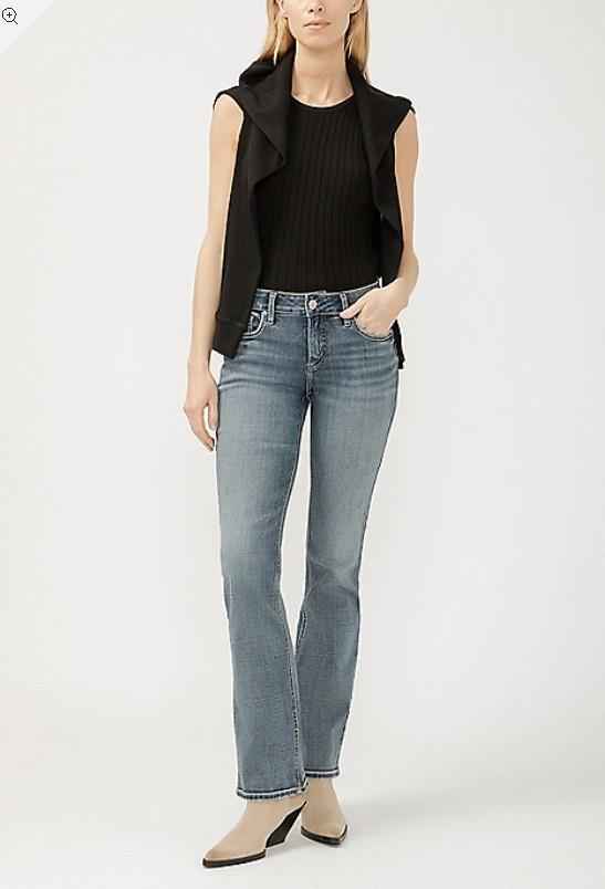 NWT Maurices KanCan™ Silver Jeans Co.® Elyse Curvy Mid Rise Luxe Stretch Bootcut