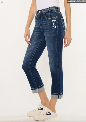 NWT Maurices KanCan™ High Rise Cuff Hem Cropped Jean