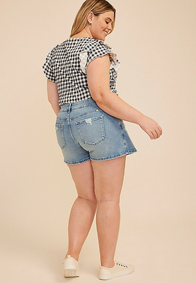 NWT Maurices Plus Size KanCan™ Mid Rise Skort