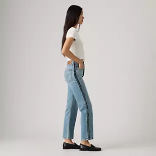NWT Levi's Ribcage Deconstructed Ankle Women's Jeans
