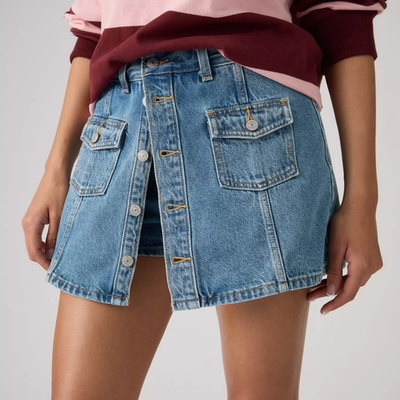 NWT Levi's Button Front Skort