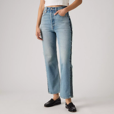NWT Levi's Ribcage Deconstructed Ankle Women's Jeans