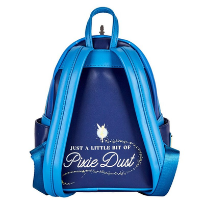 NWT Loungefly Peter Pan Clock Glow in the Dark Mini Backpack