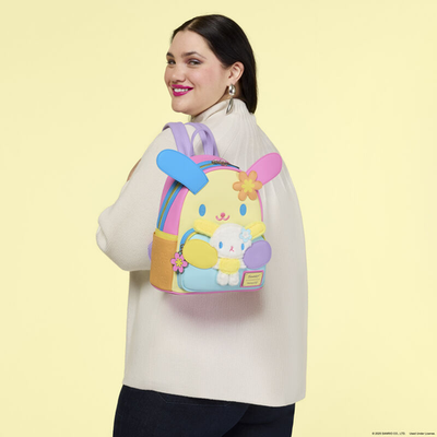 NWT Loungefly Sanrio Exclusive U*SA*HA*NA Color Block Cosplay Mini Backpack