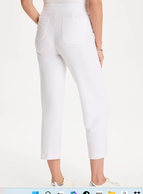 NWT Chico's Zenergy® French Terry Cropped Pants