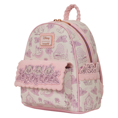 NWT Loungefly The Aristocats Exclusive All-Over Print Mini Backpack