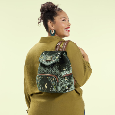 NWT Loungefly Peter Pan Exclusive Quilted Texture Mini Backpack