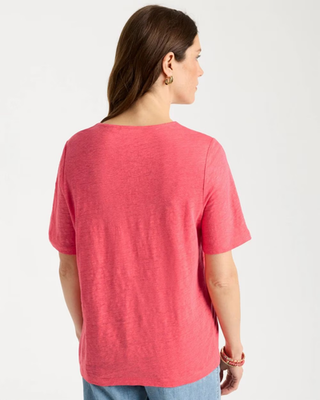 NWT Chico's Flora Lace V-Neck Tee