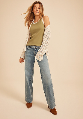 NWT Maurices Silver Jeans Co.® Loose And Low Rise Straight Jean