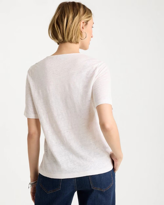 NWT Chico's Flora Lace V-Neck Tee