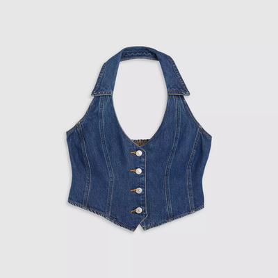 NWT levi's Bria Denim Halter Top - Bestdeal999