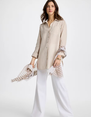 NWT Chico's No Iron Linen Tunic