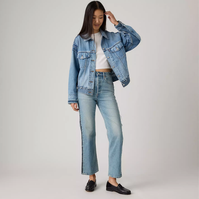 NWT Levi's Ribcage Deconstructed Ankle Women's Jeans