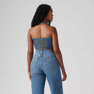 NWT levi's Bria Denim Halter Top - Bestdeal999