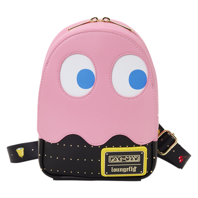 NWT Loungefly PAC-MAN Pinky Ghost Glow Sling Crossbody Bag - Bestdeal999