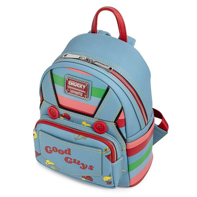 NWT Loungefly Child's Play Chucky Cosplay Mini Backpack