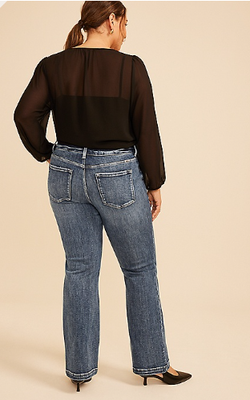 NWT Maurices Plus Size KanCan™ Mid Rise Trouser Pocket Bootcut Jean