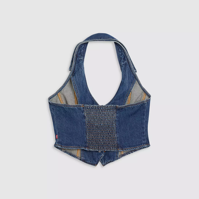 NWT levi's Bria Denim Halter Top - Bestdeal999