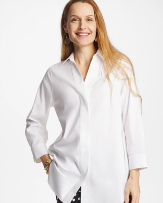 NWT Chico's No Iron Stretch Splitneck Tunic