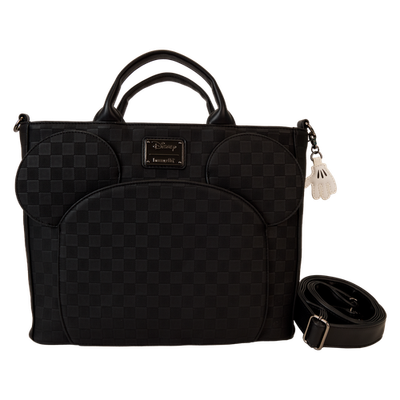 NWT Loungefly Mickey Mouse Checkered Texture Convertible Backpack & Tote Crossbo - Bestdeal999