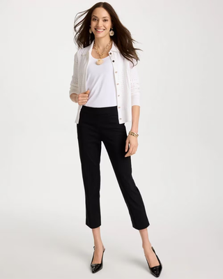 NWT Chico's Brigitte™ Slim Pull-On Crop Pant