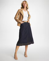 NWT Chico's Trapunto Stitch Skirt