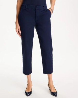 NWT Chico's Relaxed Boyfriend Chino Crop Pants