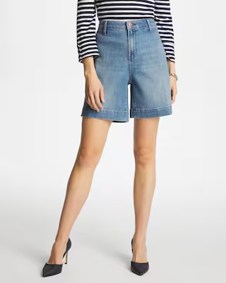 NWT Chico's Denim Trouser Shorts