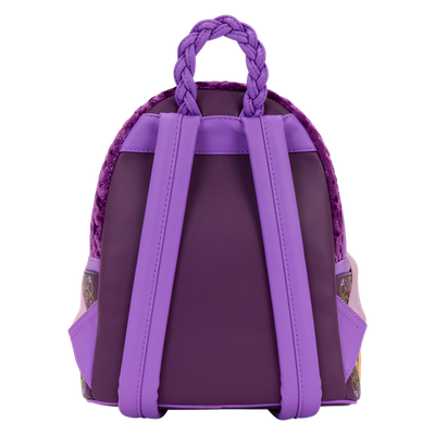 NWT Loungefly Tangled Rapunzel Exclusive Lanterns Quilted Mini Backpack