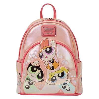 NWT Loungefly The Powerpuff Girls Exclusive Pearlescent Mini Backpack