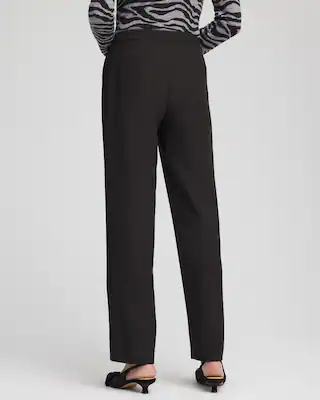 NWT Chico's Textured Straight Tapered Ankle Pants