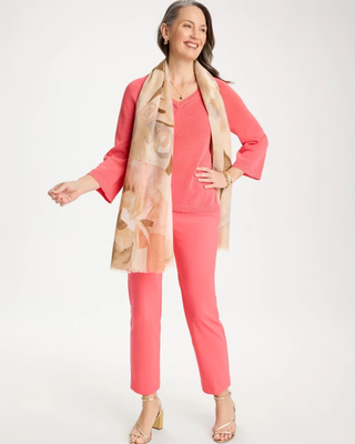 NWT Chico's Cotton-Blend Pullover Sweater